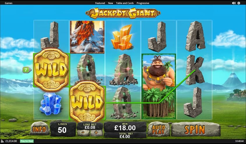 Bono de bienvenida Jackpot Giant