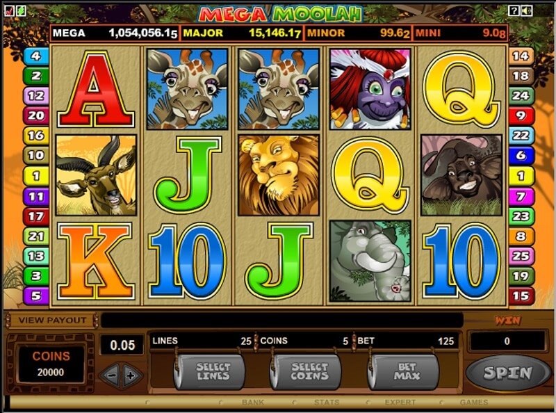 mega moolah tragamonedas