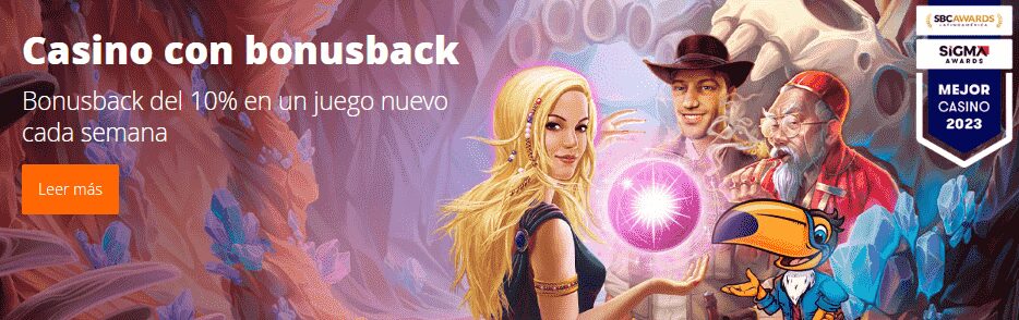 Casino con bonusback