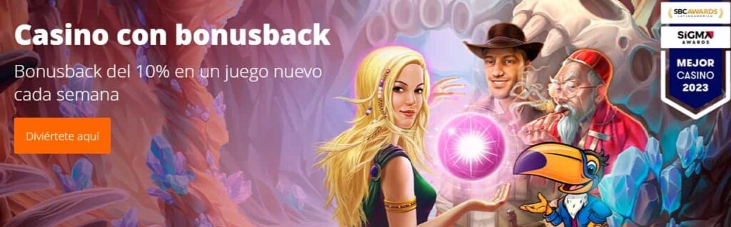 Casino con bonusback