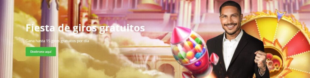 Fiesta de giros gratuitos