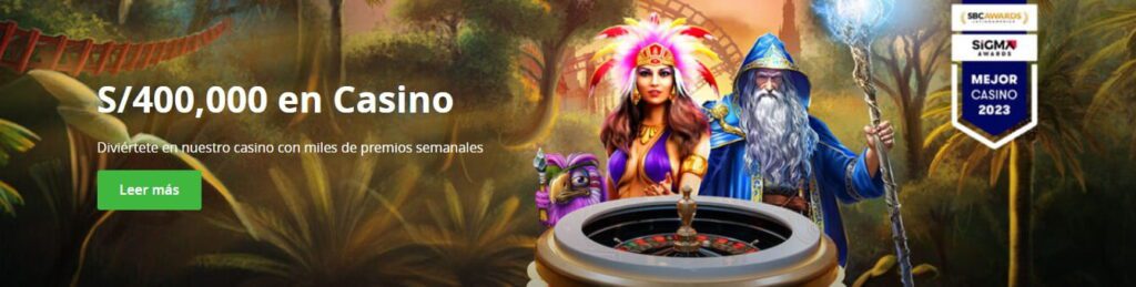 S400,000 en Casino