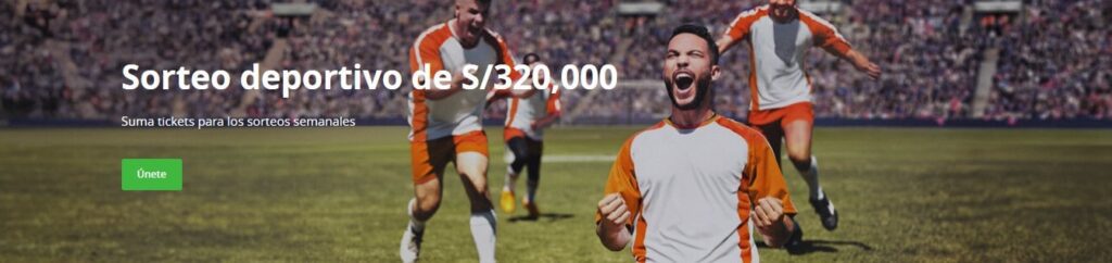 Sorteo deportivo de S320,000