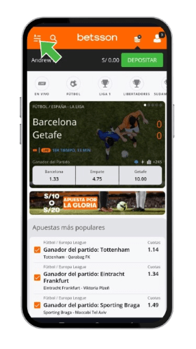 Cuotas Mejoradas de Betsson Perú - 1