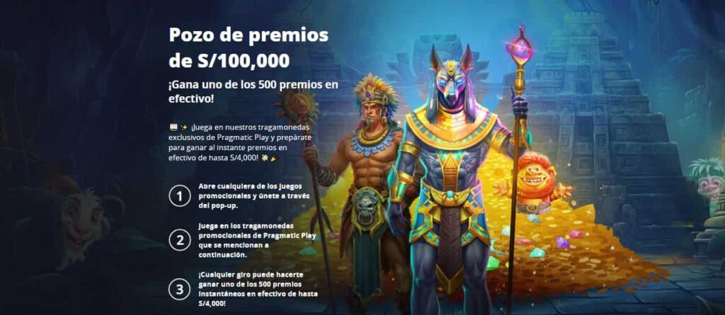 Promoción Pozo de premios de S100,000
