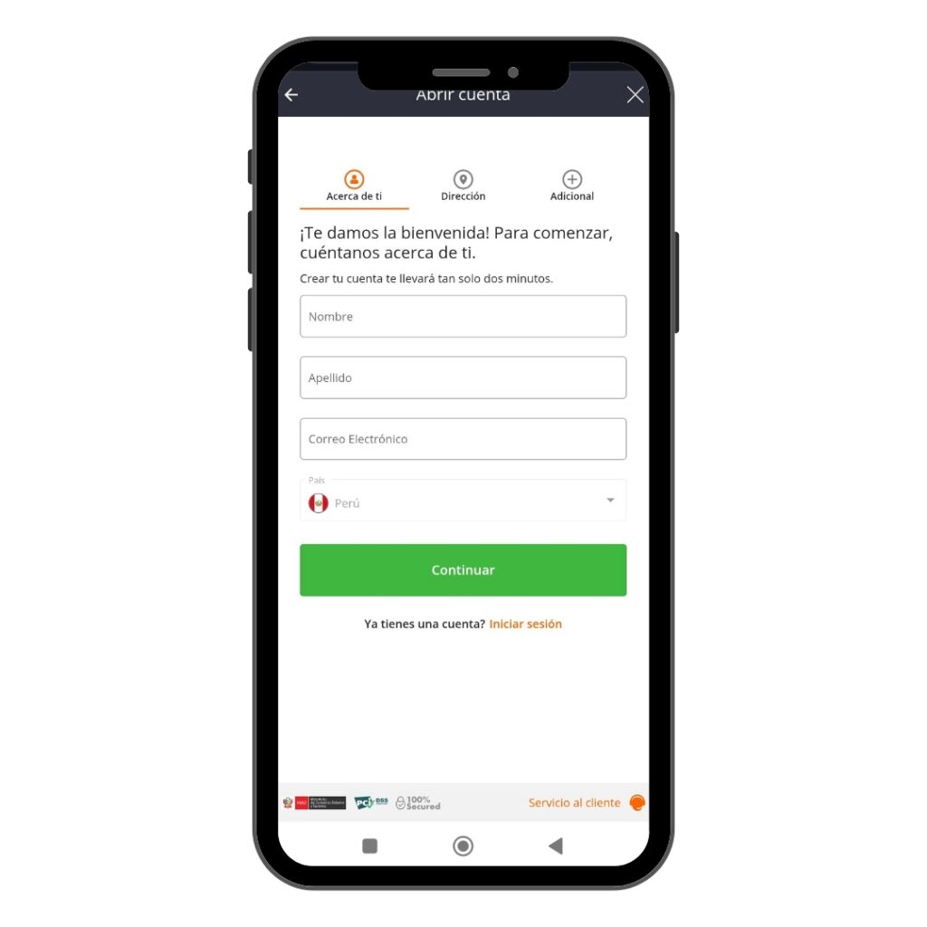 Regístrate en Betsson