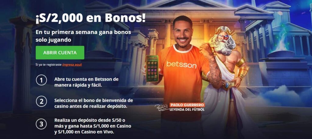 ¡S2,000 en Bonos!