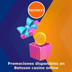 Promociones disponibles en Betsson casino online
