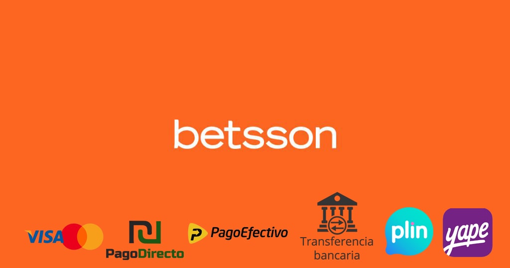 Qué métodos de pago acepta Betsson en Perú